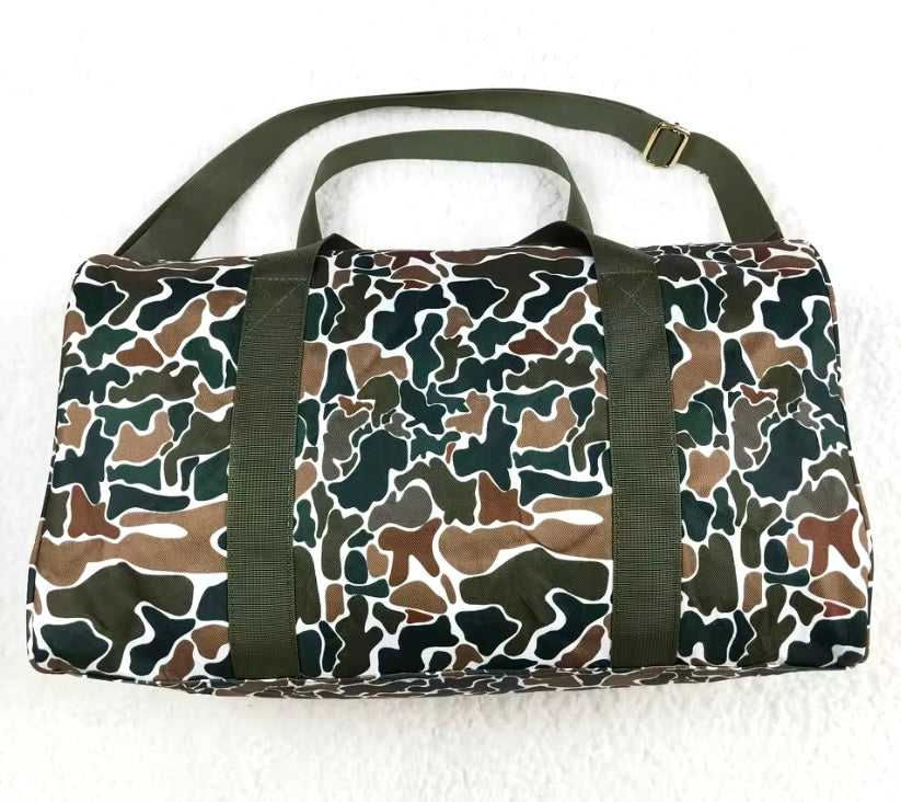 Old school camo duffle