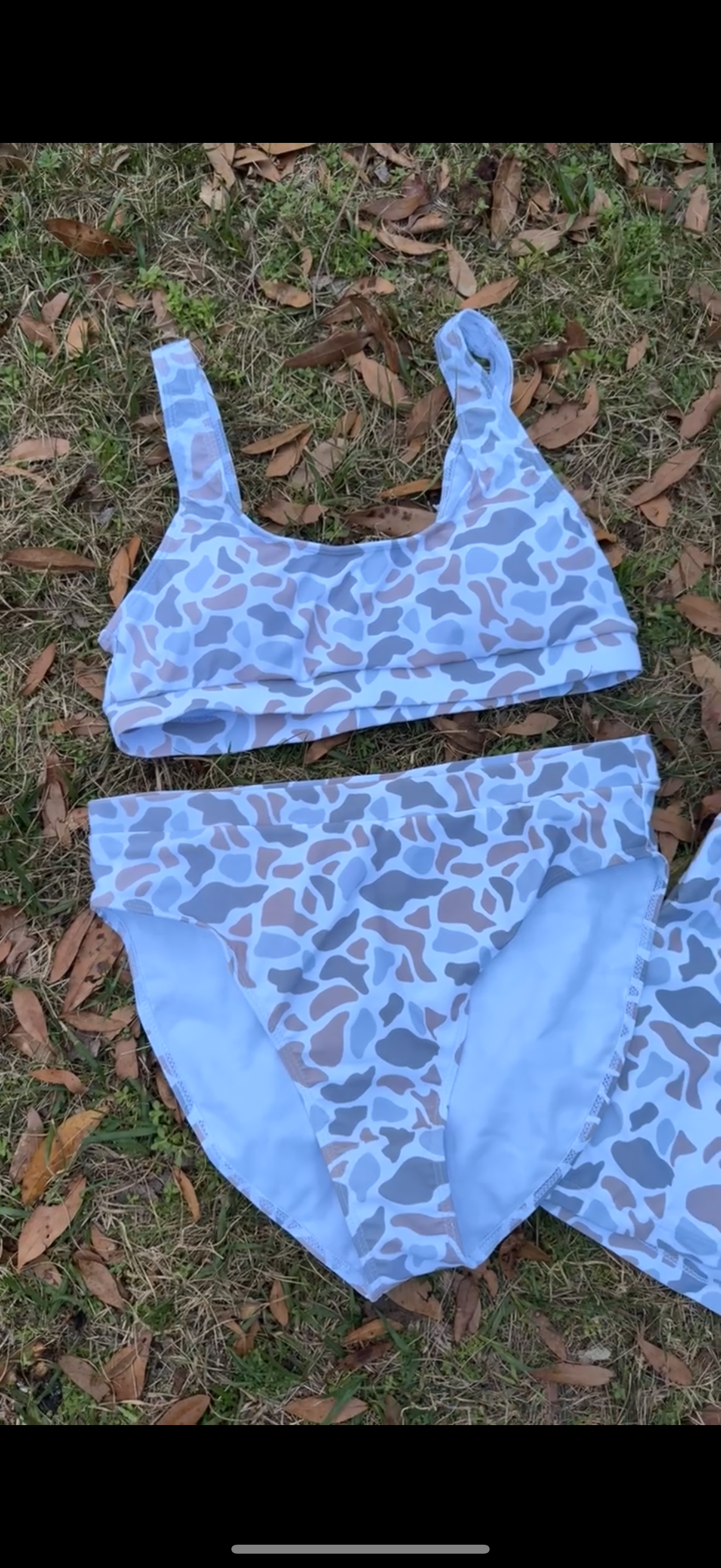 Grey camo bikini women’s