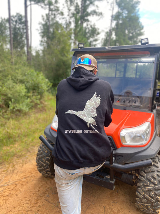 Camo duck hoodie